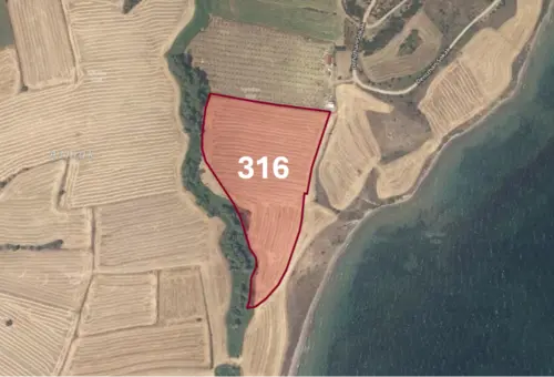 Land for sale, agricultural, near the sea in Tekirdağ, Turkey | L316
