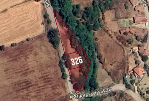 Land for sale in Balıkesir, suitable for building a detached house with a ready-made permit | L326