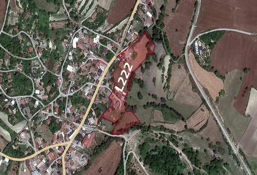 Tourist-commercial land with a license for sale in Arnavutkoy, in Baklalı | L222