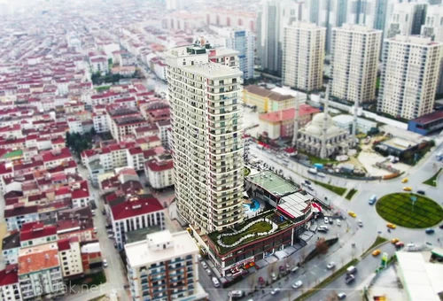 مكتب تجاري للبيع في اسنيورت ضمن مجمع اوناي لايف ريزيدينس  في اسطنبول | SH278