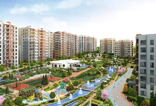 Apartment for sale in the Bizim Evler Guzelce complex in the Büyükçekmece area | SH169